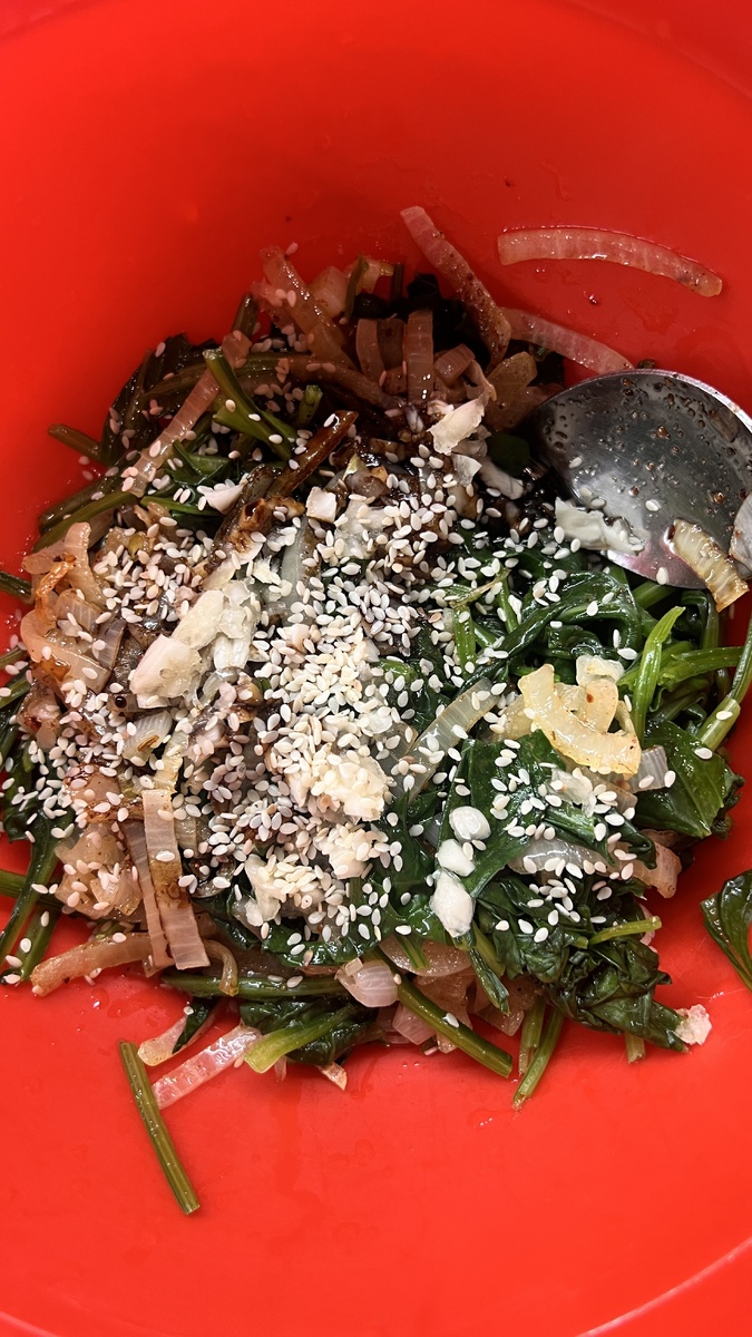 Шпинат по-корейски 