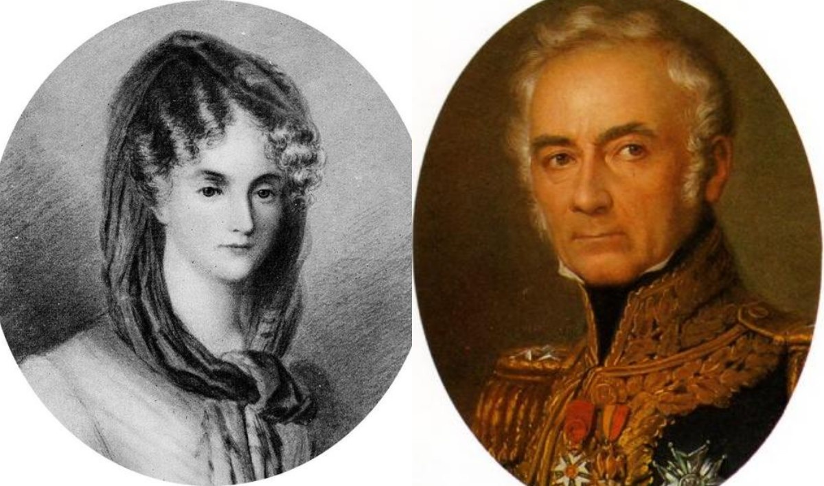 Альбина де Монтолон и Шарль-Тристан де Монтолон