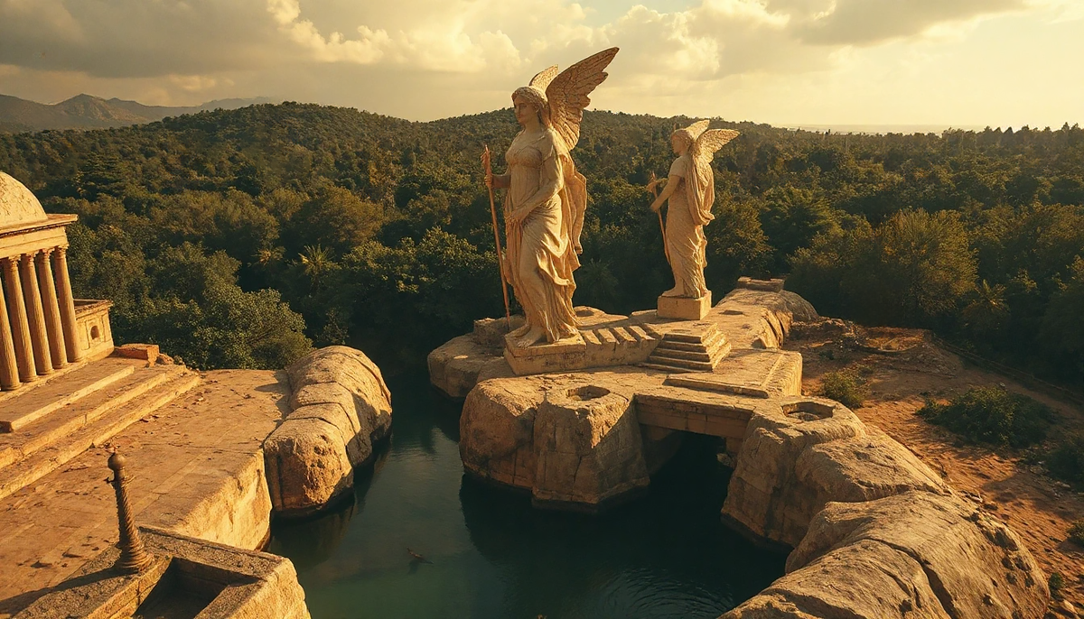 Остров казался необитаем, мы бродили среди руин давно покинутых зданий.