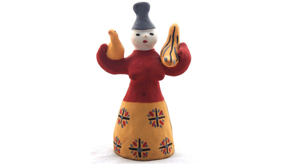 Коллаж автора. Моя "юбка" очень похожа на юбку этой архангельской красотки. Только у меня юбочка была чуть выше - с такой сильно завышенной талией))) 