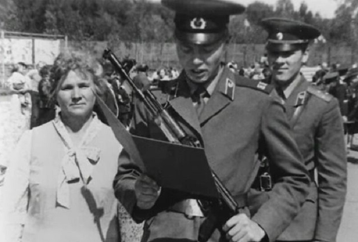 Артурас Сакалаускас на присяге