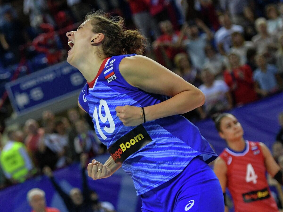    Волейболистка сборной России Мария Халецкая© РИА Новости / Владимир Песня