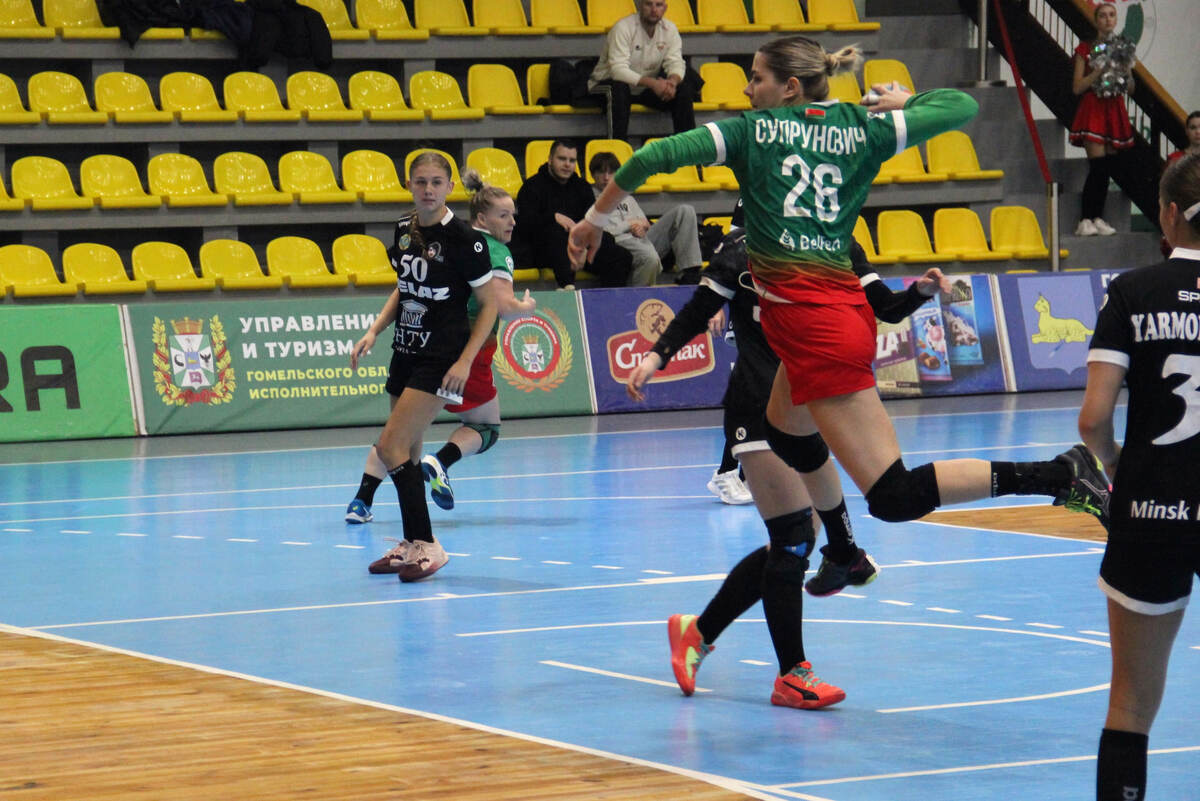    Диана Супрунович на острие атаки "Гомеля"