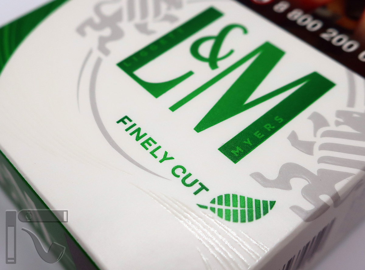 Сигареты L&M Menthol. Фото: © канал "Уголок Курильщика"