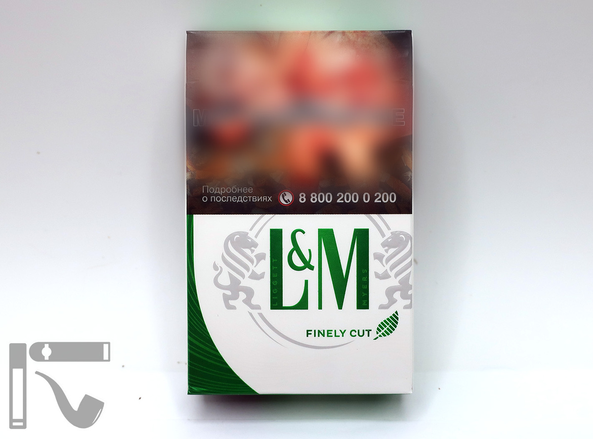 Сигареты L&M Menthol. Фото: © канал "Уголок Курильщика"