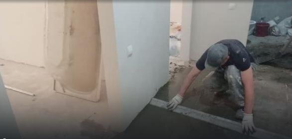 Делаю стяжку пола