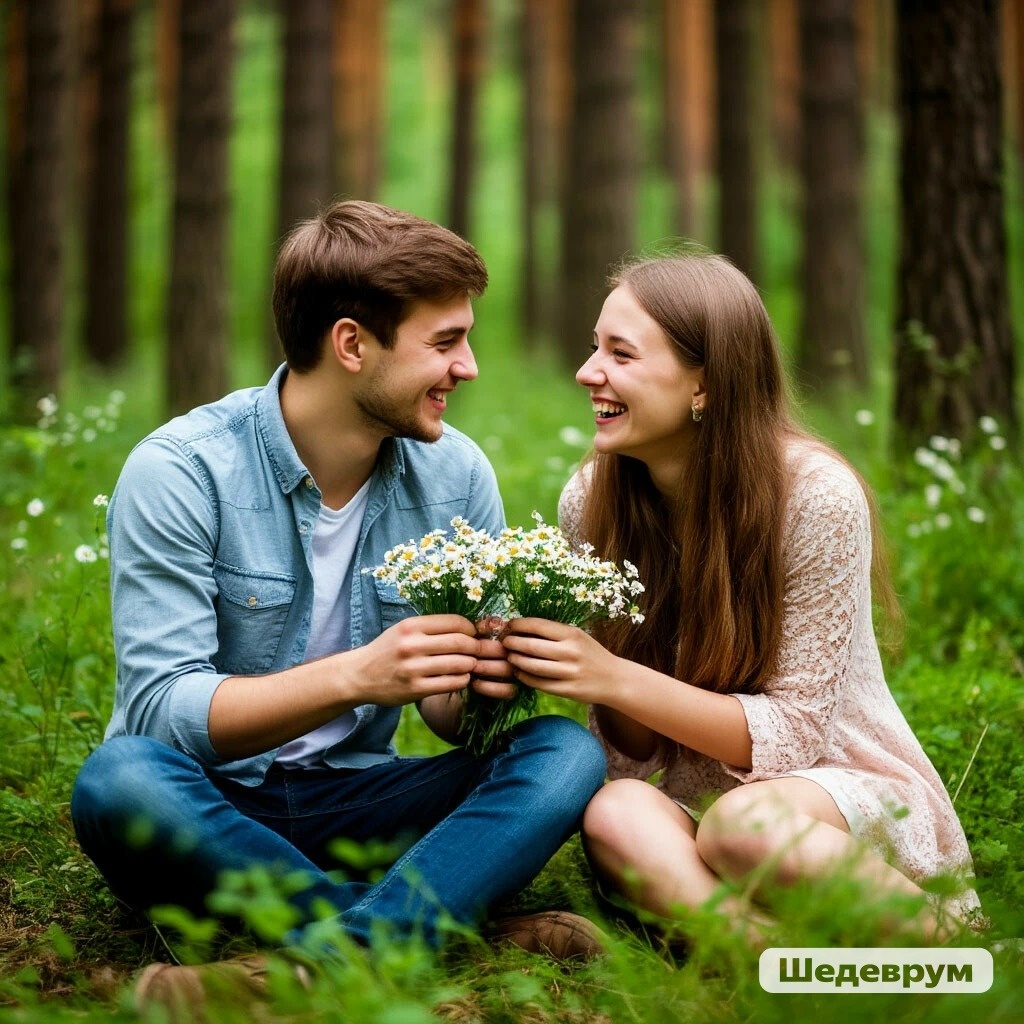 Смех помогает общению.