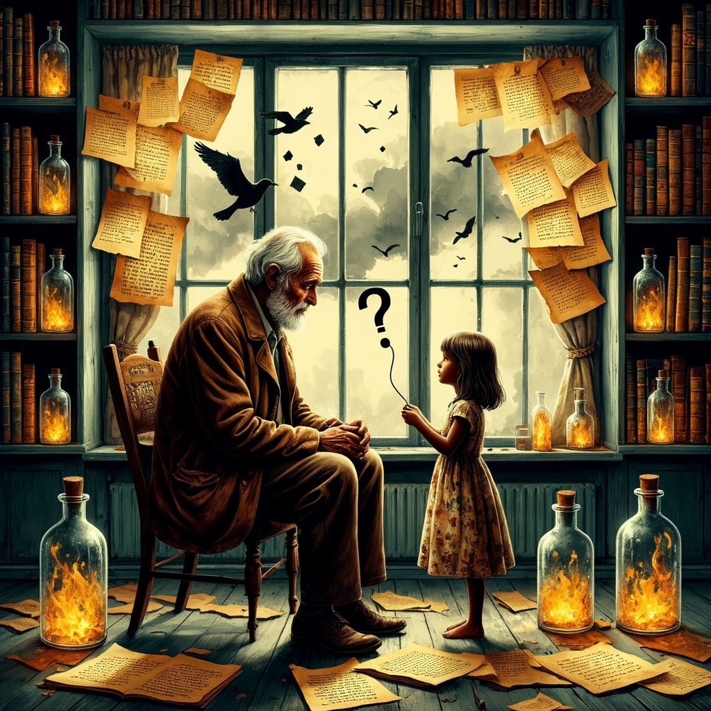 Эхо тишины- настоящие вопросы рождаются не в громких словах, а в паузах между ними.