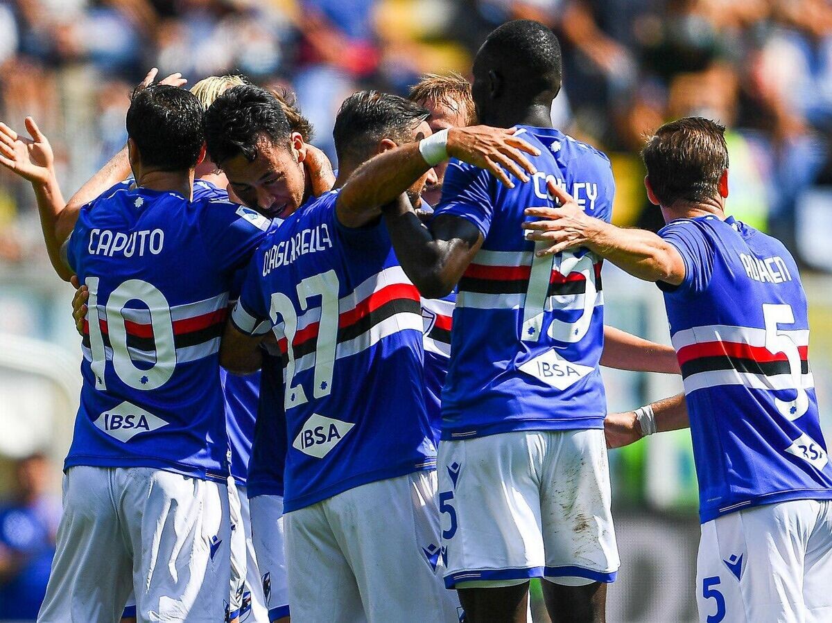    Футболисты "Сампдории"© Twitter ФК "Сампдория"