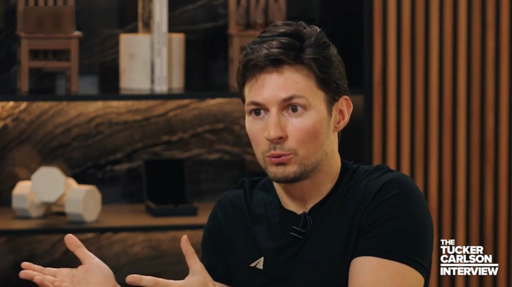    Павел Дуров. Фото: официальный сайт Такера Карлсона