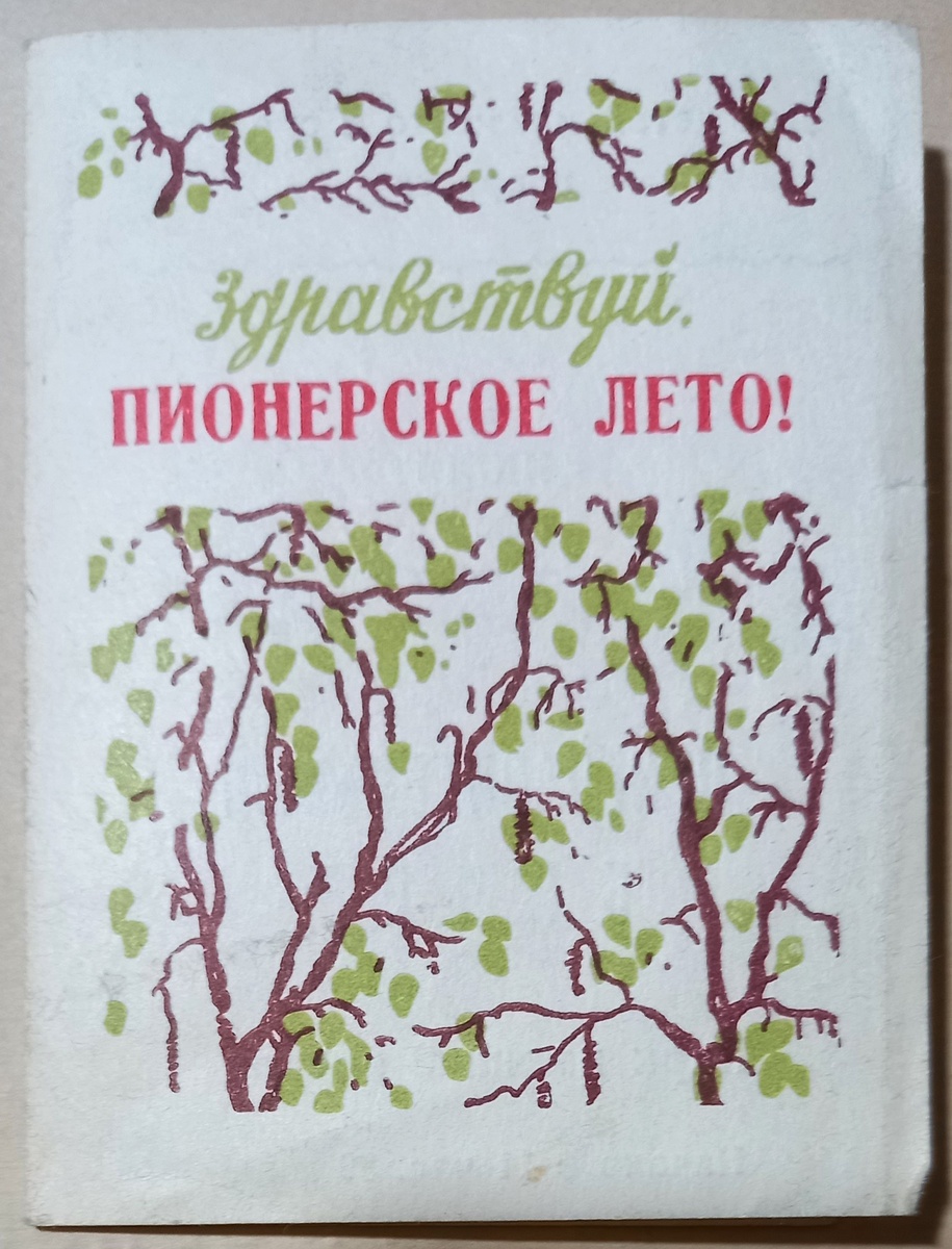 1960 г.. Пригласительный билет на праздник, посвящённый окончанию учебного года. Из архива автора.