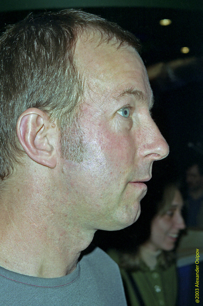 Трей Ганн после пресс-конференции King Crimson. Магазин «Всесоюзный», 11 июня 2003 г.