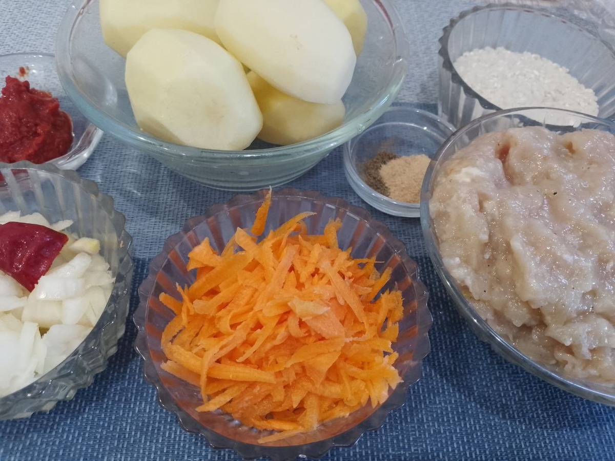 Ингредиенты для приготовления супа