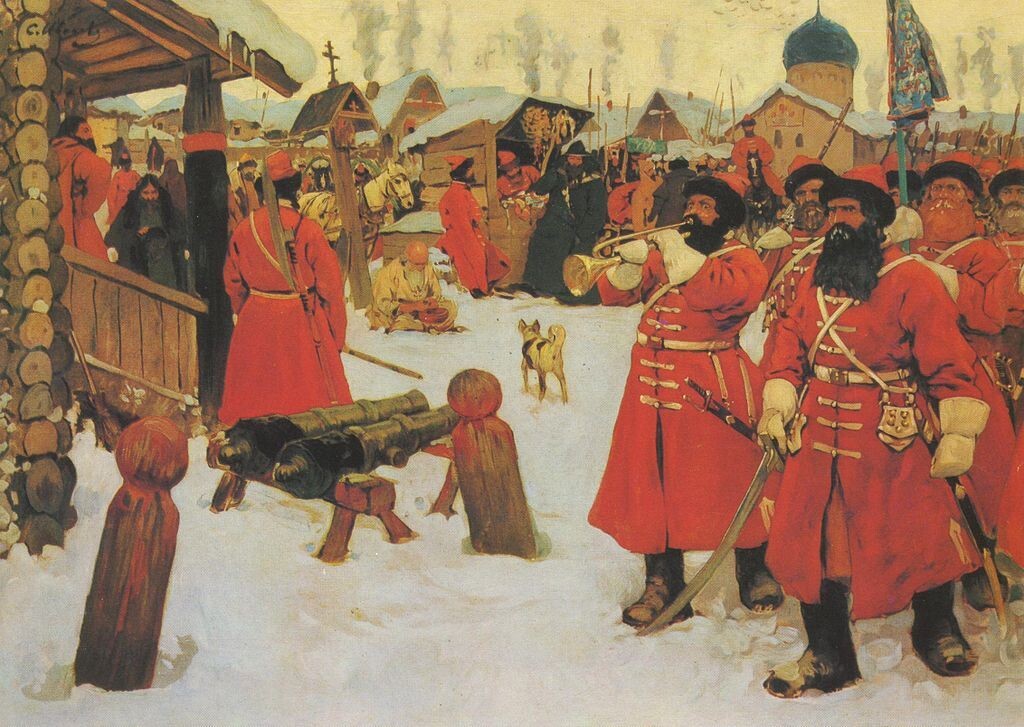 Сергей Иванов. "Стрельцы" (1907). Источник: culture.ru