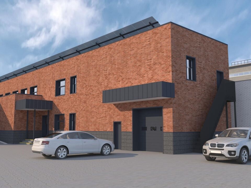    Визуализация проекта реконструкции здания на пр. Комсомольском, 106б. Источник: "СНК", мастерская Владимира Золотова