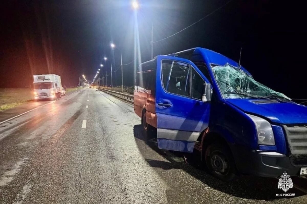    В Калмыкии при ДТП с микроавтобусом погибли семь человек