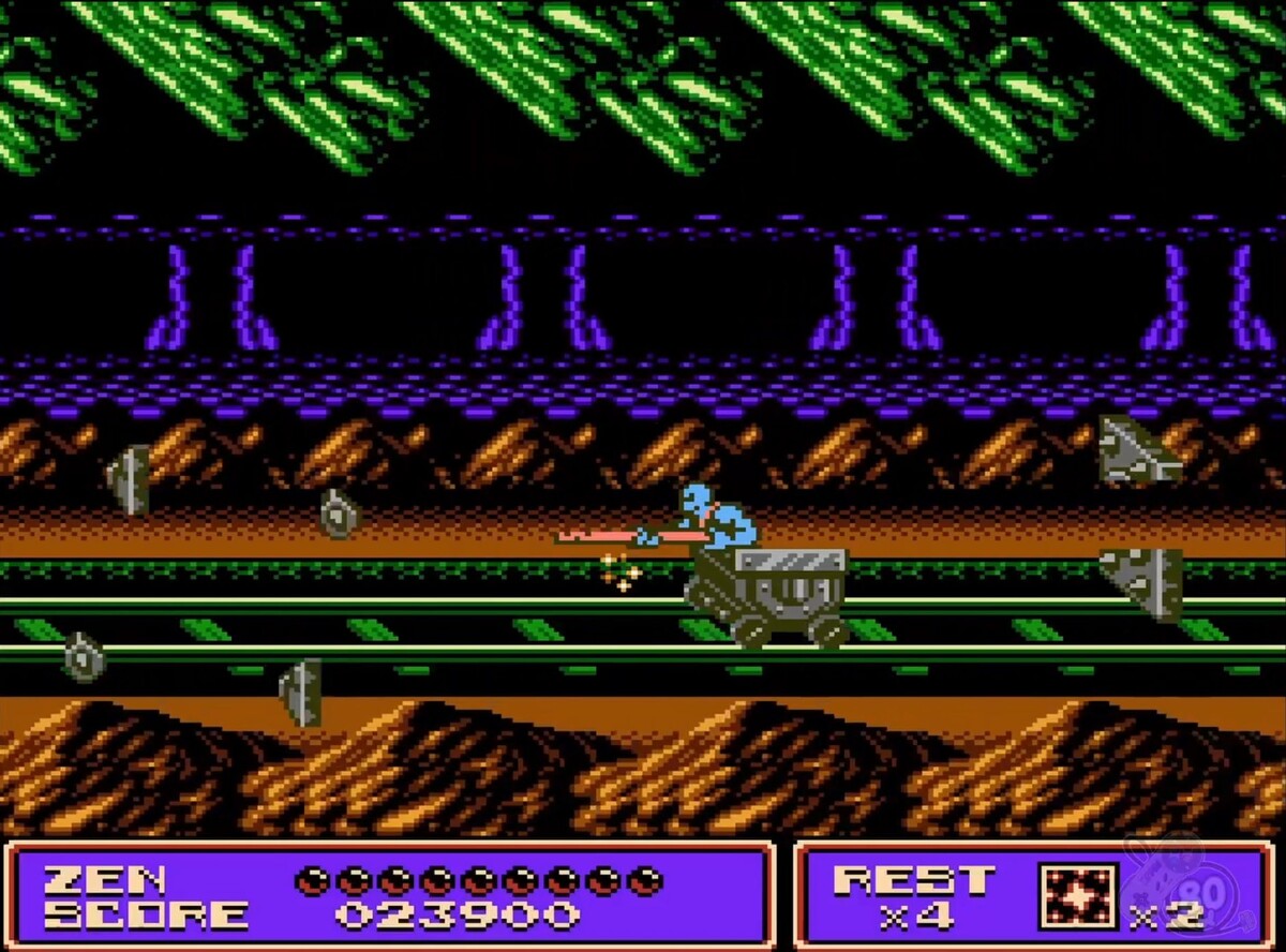 Zen Intergalactic Ninja Денди вагонетка