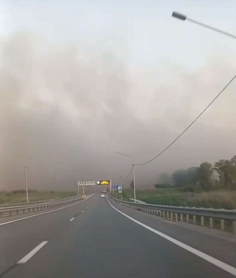    Пожар на бийском полигоне ТБО. Источник: "Бийск 22".