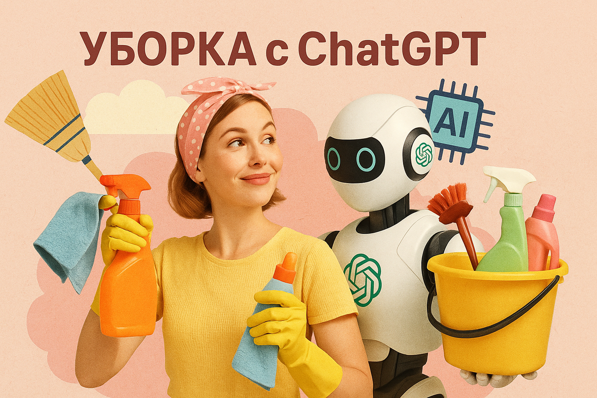 Я доверила нейросети уборку. 