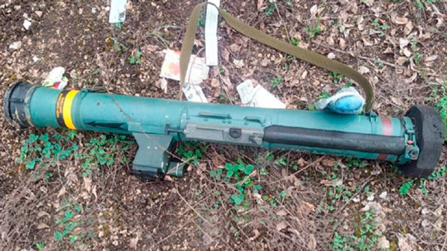 С-90, стреляный тубус, обнаруженный бойцами Армии России на «территории 404» (фото из открытых источников)