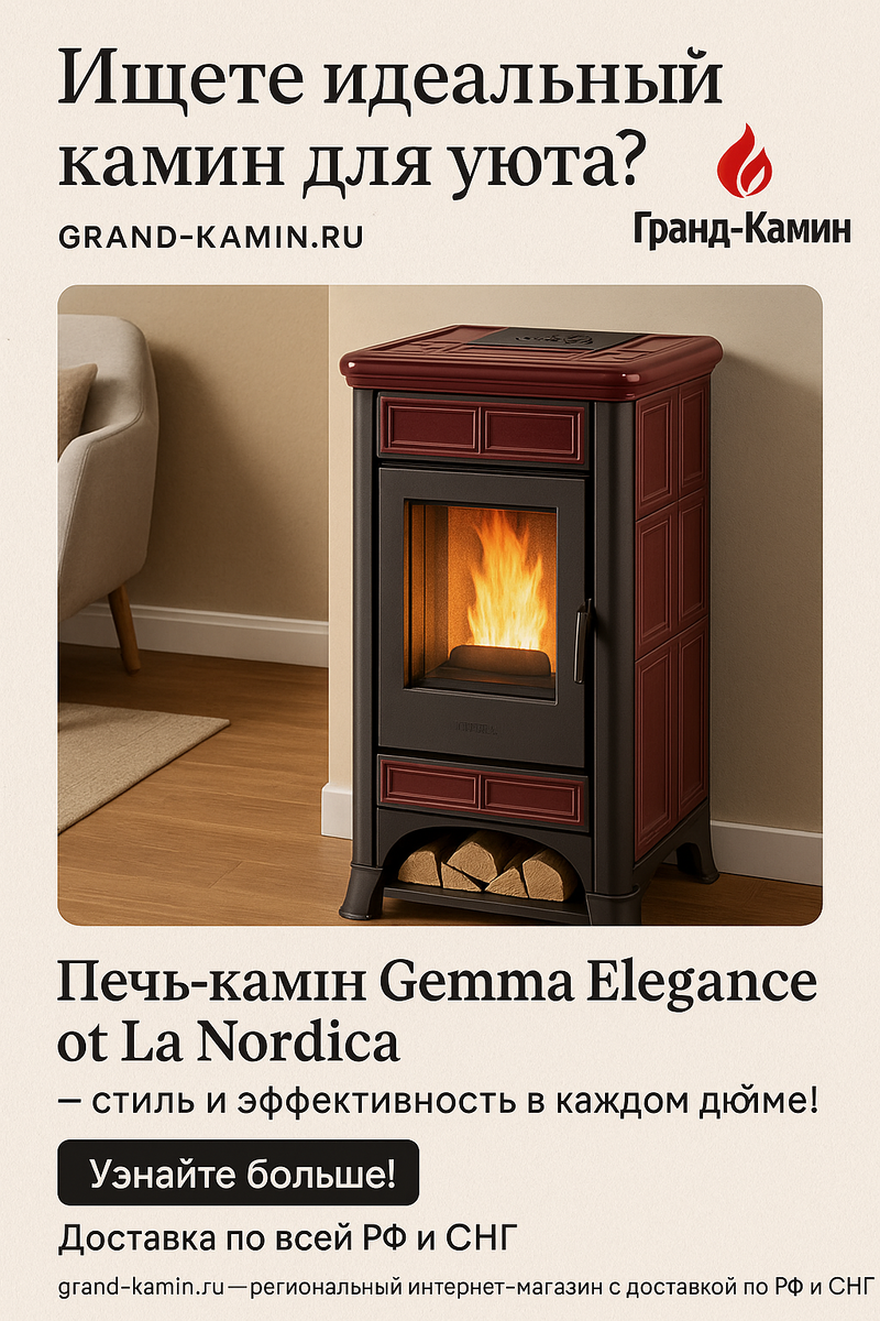    Печь-камин Gemma Elegance от La Nordica: как создать тепло и уют в вашем доме с максимальной эффективностью и стилем Kamin