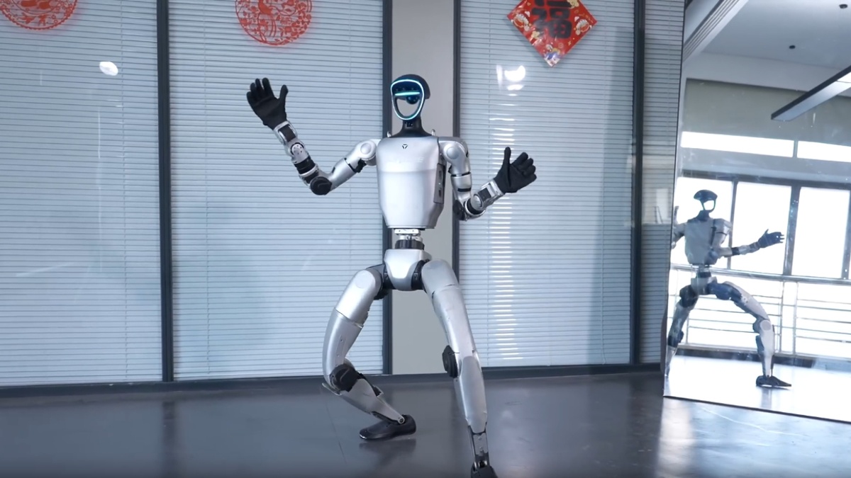  G1 от Unitree танец 