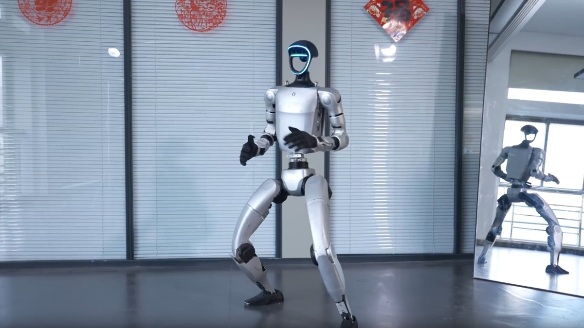  G1 от Unitree танец 