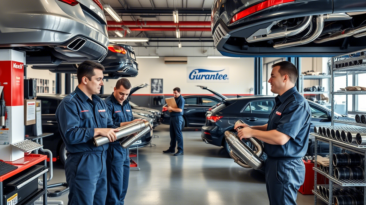 Устранение трещин в глушителе в Санкт-Петербурге