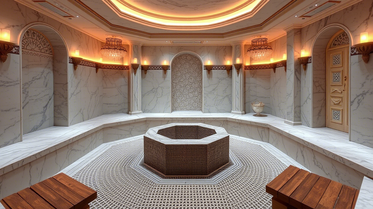 Дизайн парной с хамамом