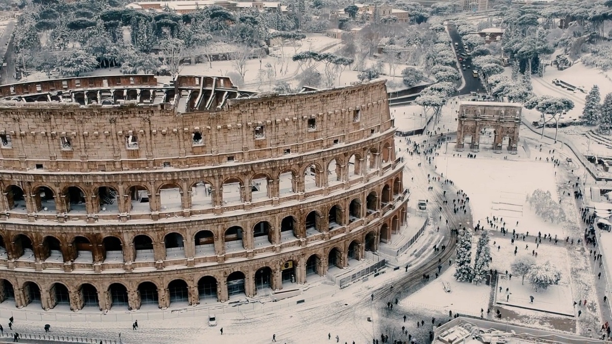 Зима в Италии