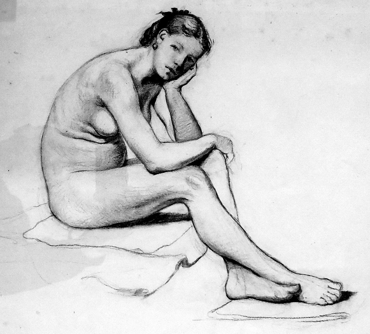  Автор - Чистяков Павел (рисунок натурщика) 