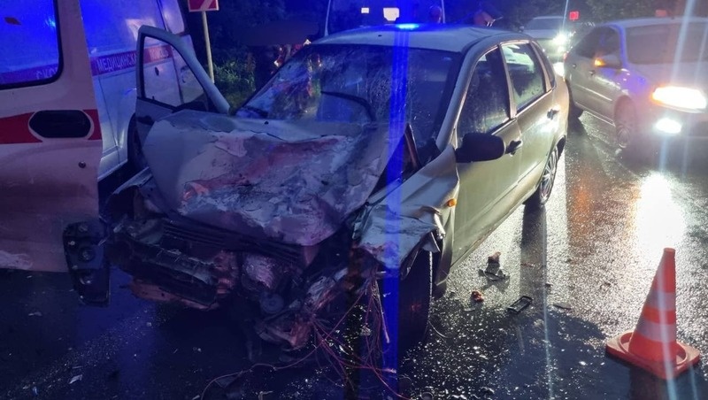    Последствия автоаварии в Изобильненском округе Фото: Госавтоинспекция СК