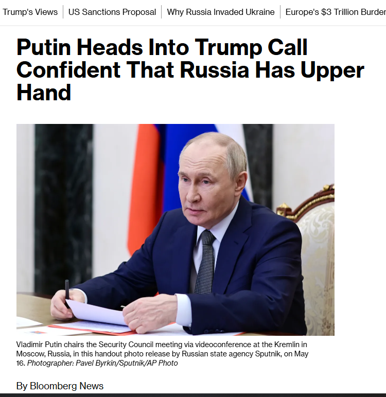    ФОТО: Скриншот статьи Bloomberg