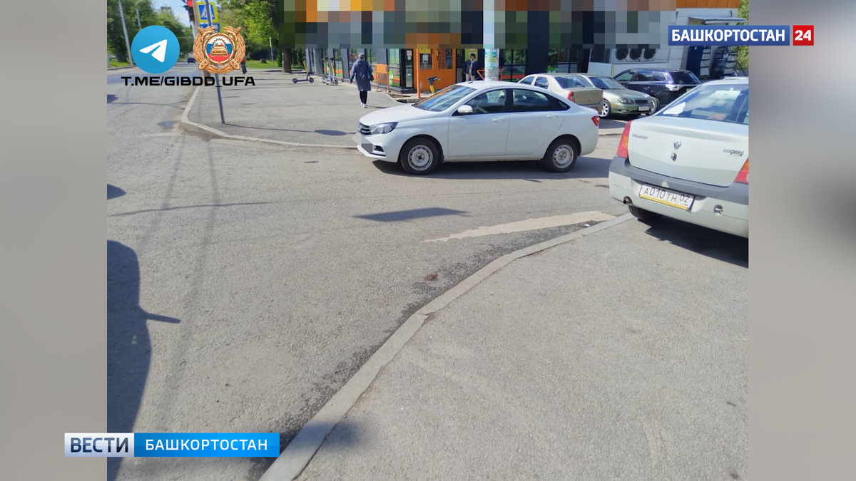    В Уфе на бульваре Ибрагимова 47-летняя велосипедистка попала под колеса машины