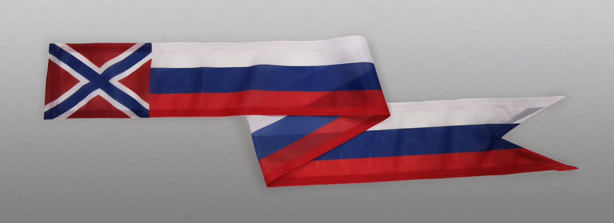 Вымпел на флажной сетке методом прямой печати.