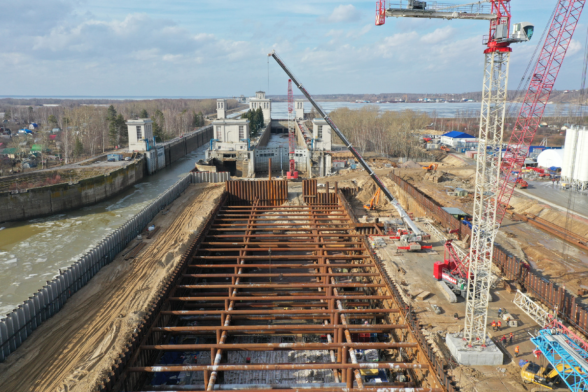 Реконструкция Городецкого гидроузла ускорилась за два последних года