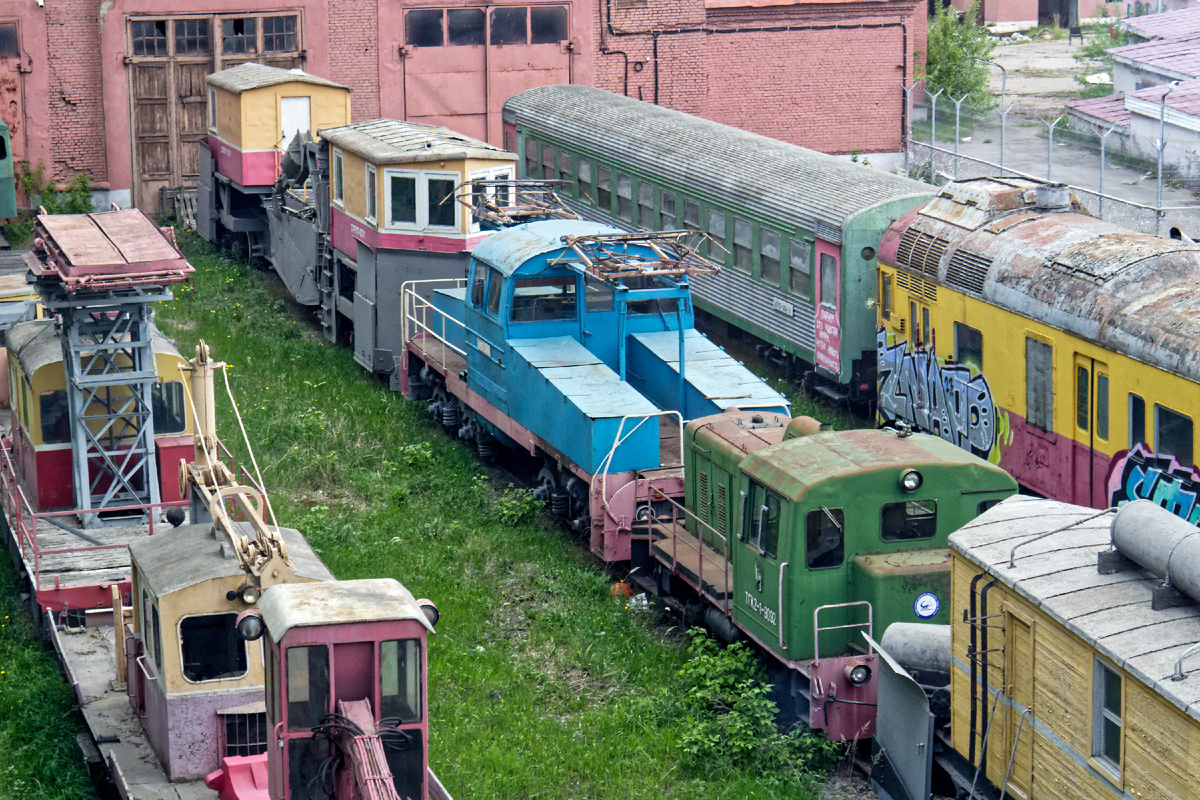 Редчайший электровоз ЭПМ3Б, маленький тепловозик ТГК2 и другие