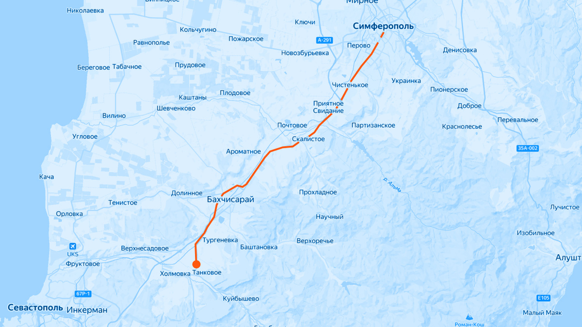 Фото: Моя ПланетаСело Танковое является одной из самых популярных локаций в Республике Крым