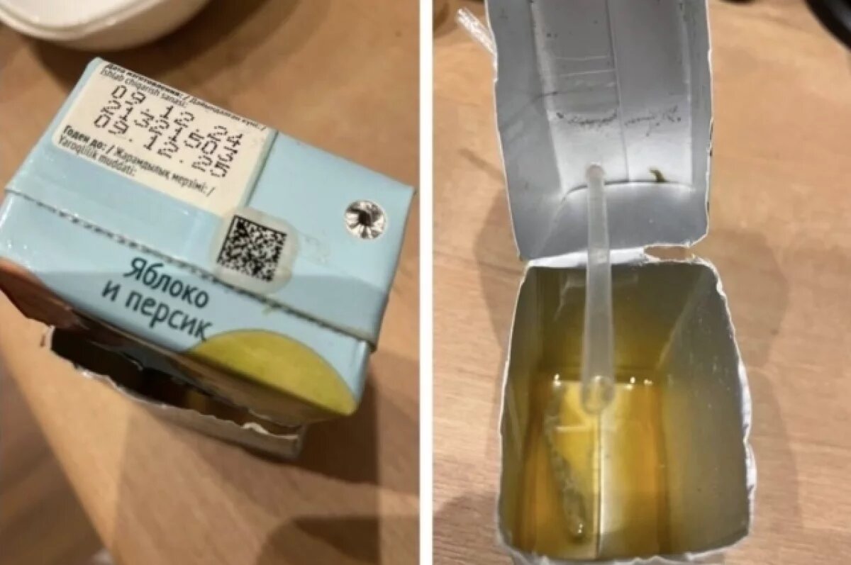    2-летняя девочка из Новосибирска выпила сок с плесенью