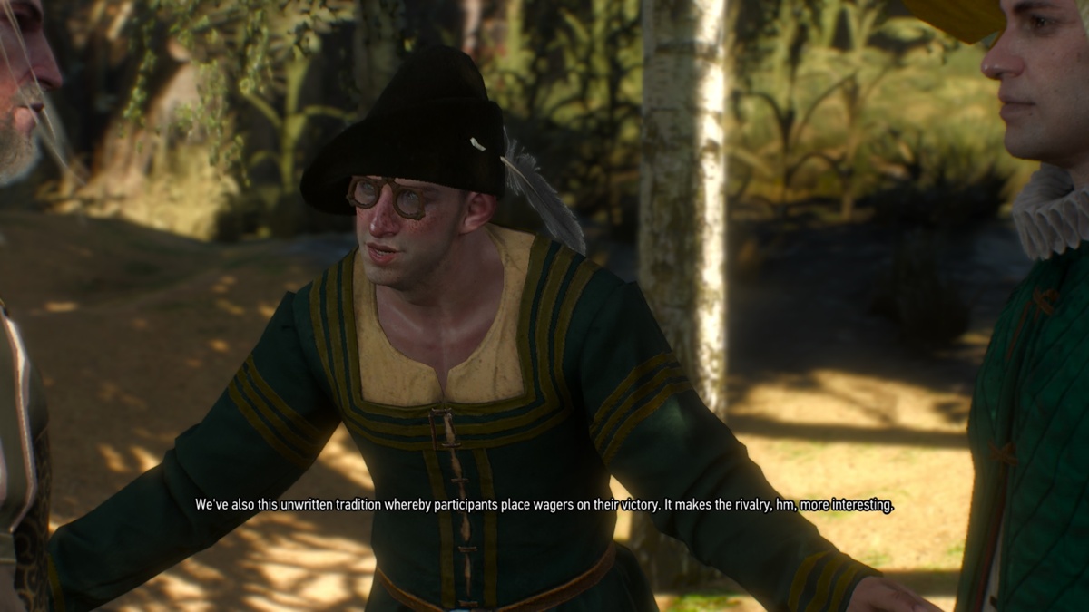 У нас также есть неписаная традиция, согласно которой участники делают ставки на свою победу. Это делает соревнование, хм, более интересным.