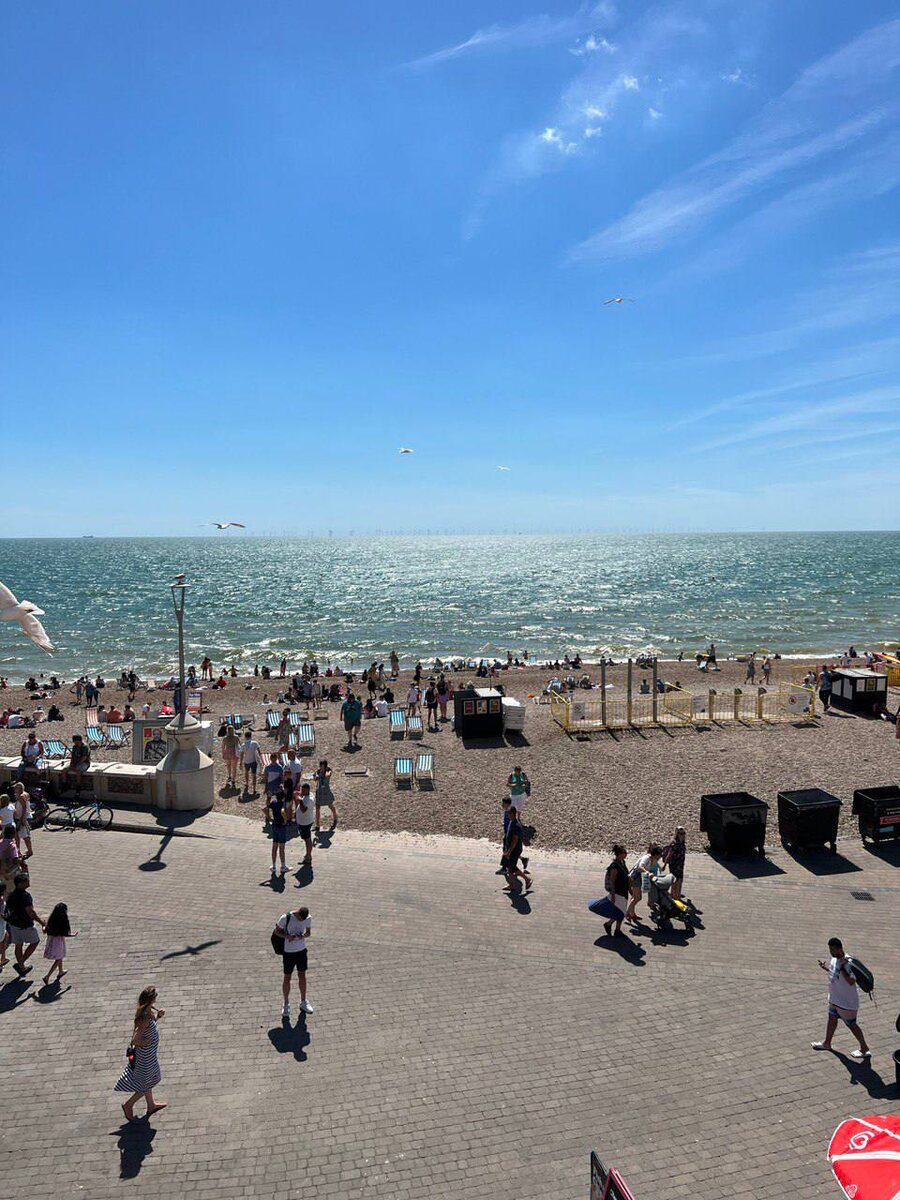 На берегу Ла-Манша. Брайтон. Южная Англия. Фото из личного архива 