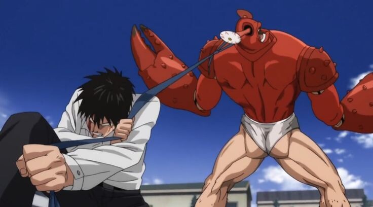 Сайтама против Крабланте.