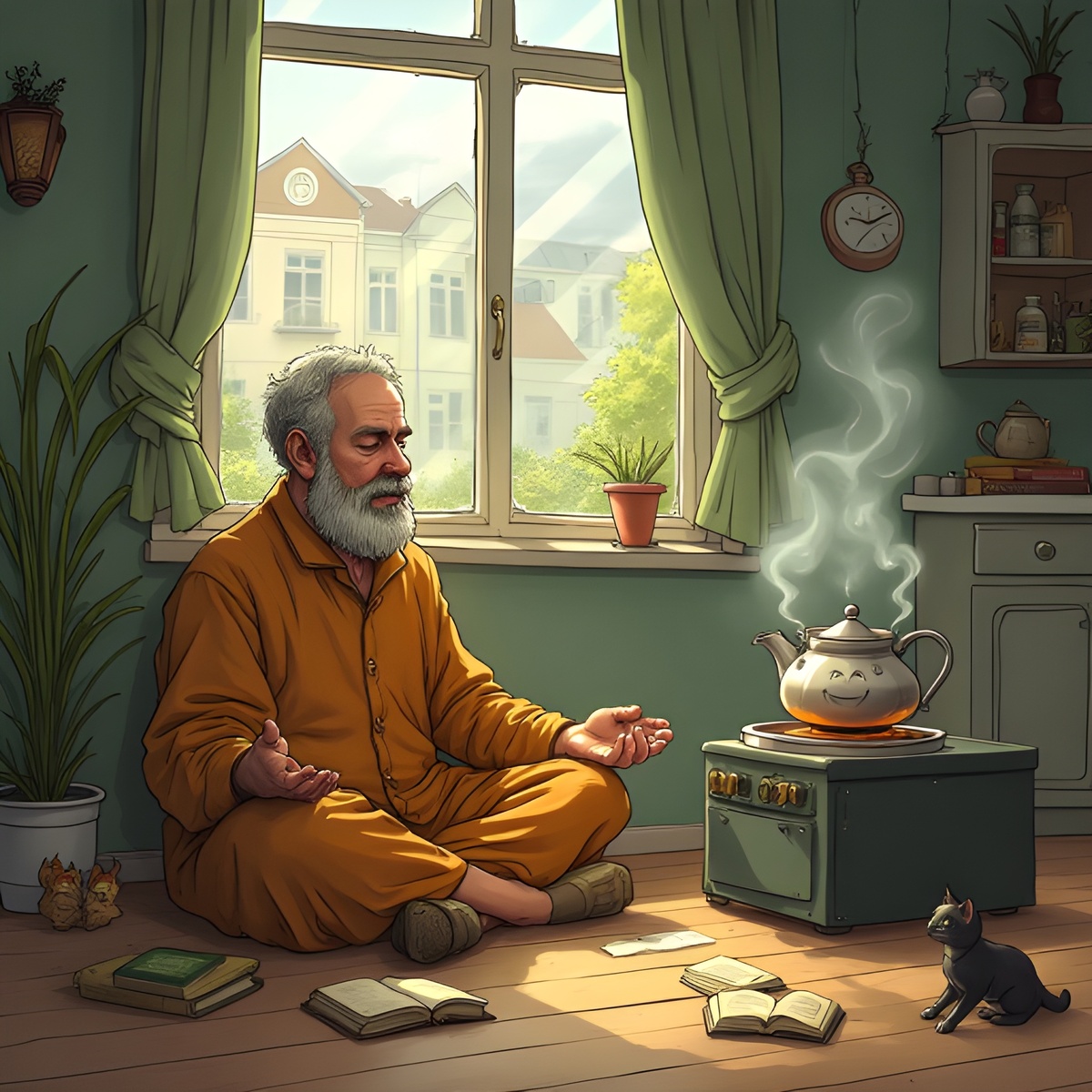 Фото сделано через нейросеть www.promeai.pro