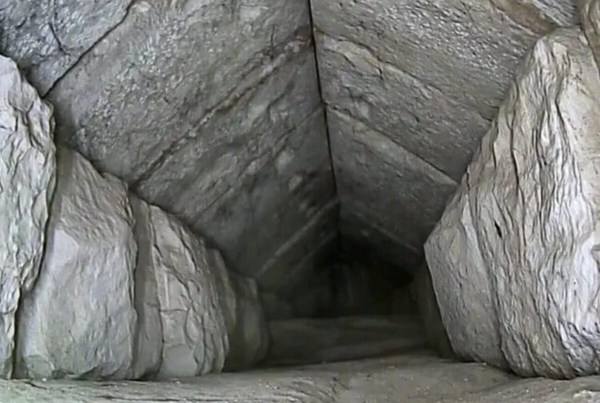    Одна из потайных комнат внутри пирамиды Хеопса. Источник изображения: scitechdaily.com