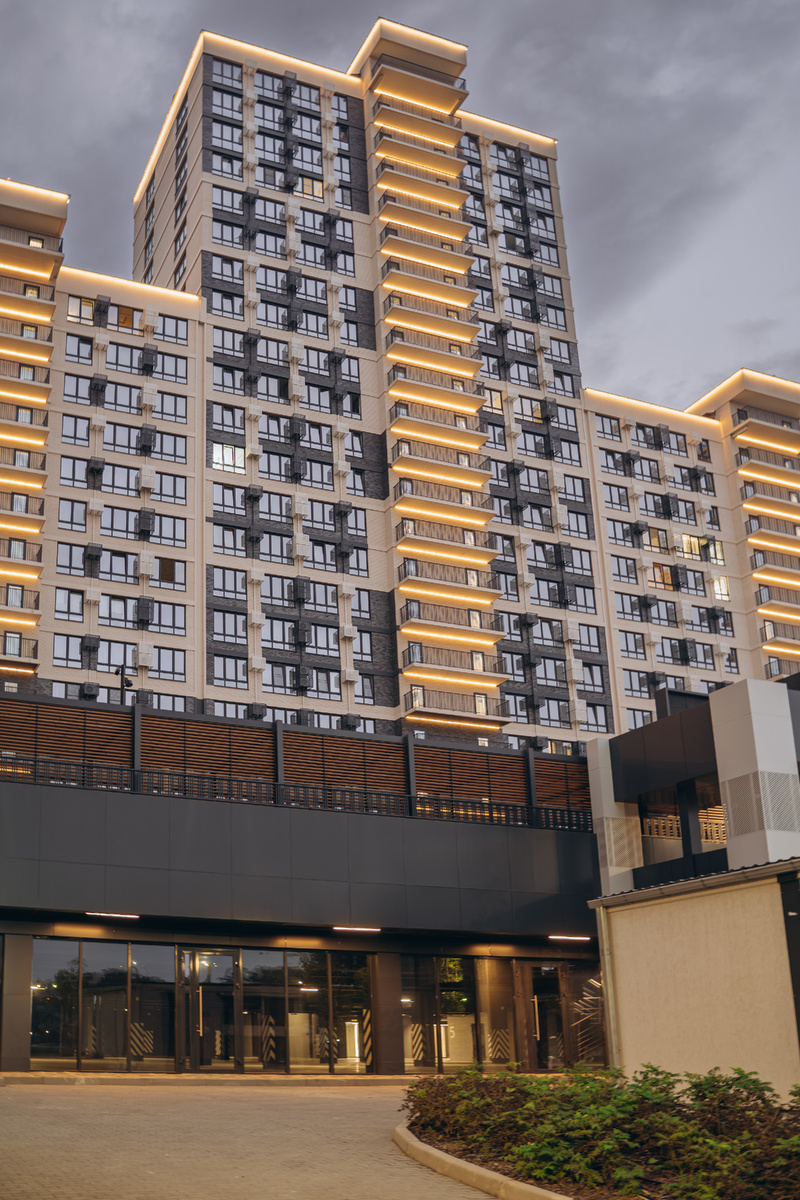 Зона парковки, стилобат 