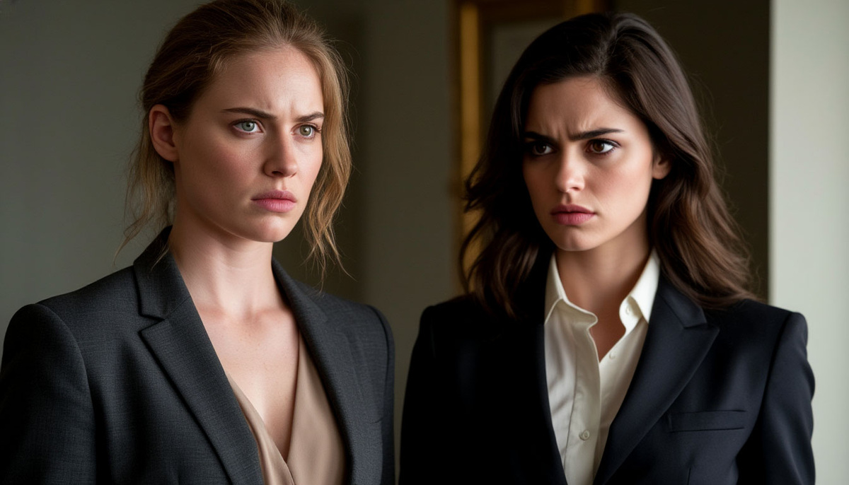 Две девушки - соперницы