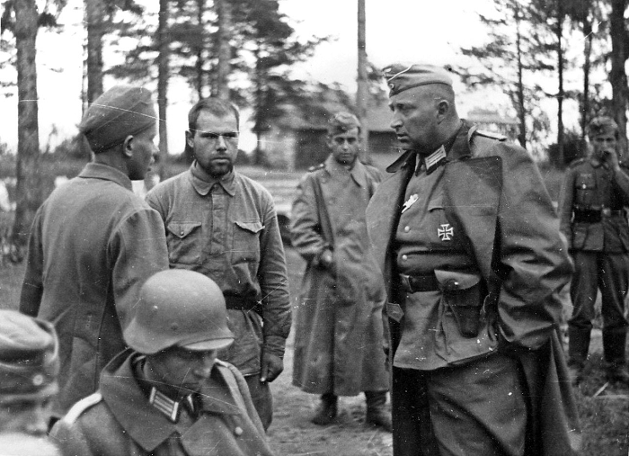 Пленные и немец