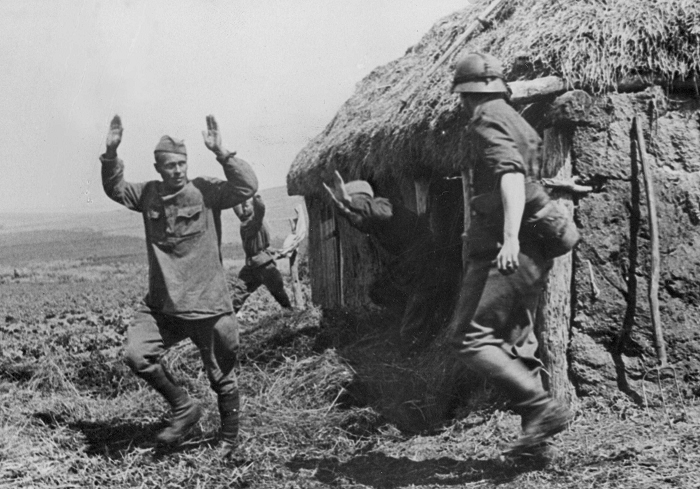 Пленный красноармеец