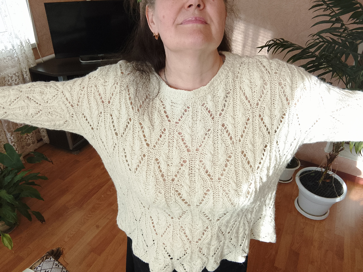 Джемпер оверсайз.