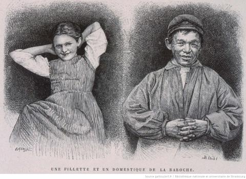 Обитатели мансардных квартирок. Эстамп 1889 г. Источник: https://www.retronews.fr